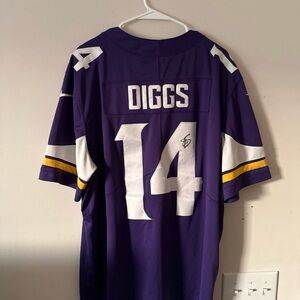 NFL Purple and White Men's Jersey